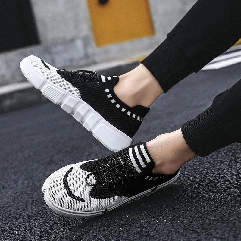 

Men Casual Shoes Lightweight Plus Size Breathable Lace-up Male Sapatos Masculinos Non-slip Colorblock Canvas Shoes Deportiva