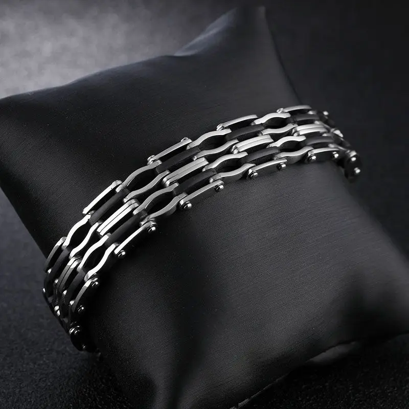Модный браслет мужские ювелирные изделия Pulseira Masculina из нержавеющей стали