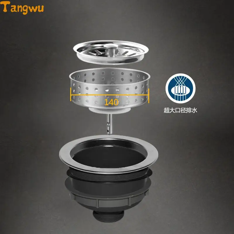 Кухонные раковины бесплатная доставка одинарный набор из нержавеющей стали