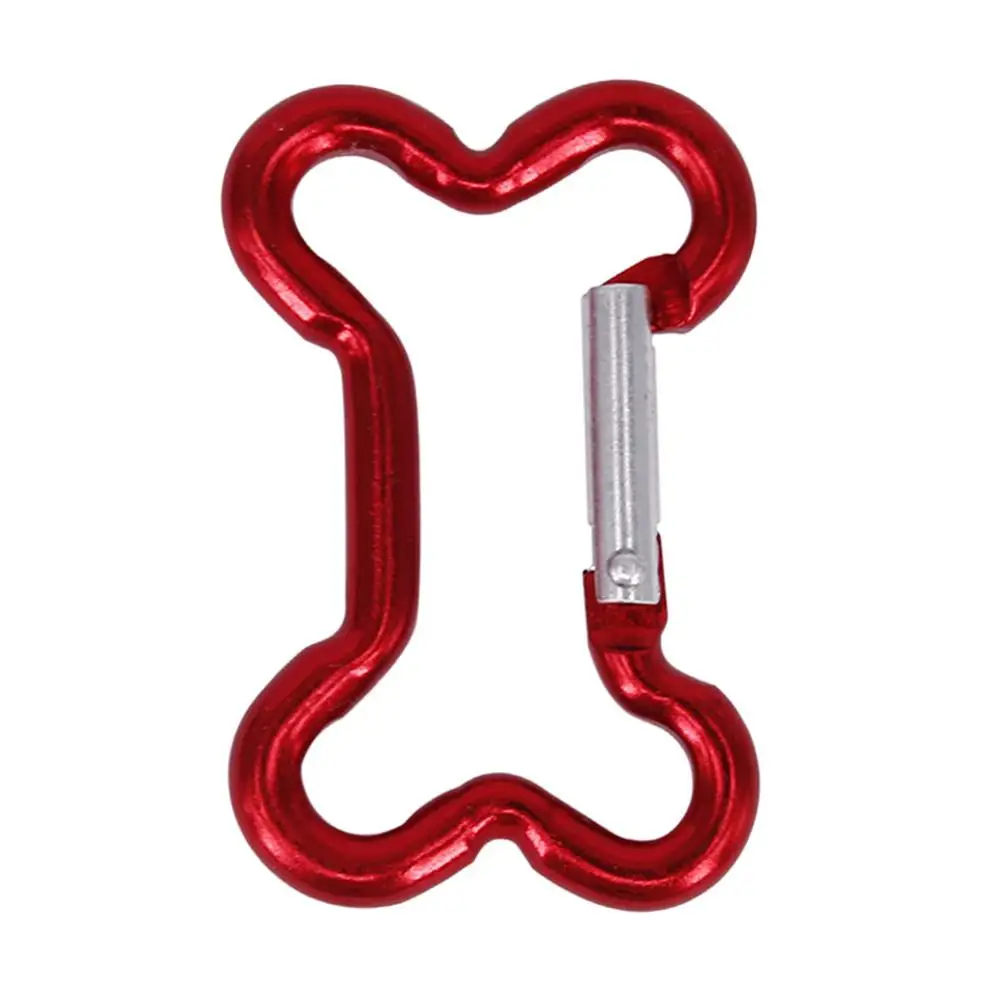 10PCS Bone Type Carabiner Aluminum Alloy Backpack Water Bottle Buckle Multifunctional Crarabiner Outddor Camping Supply | Спорт и