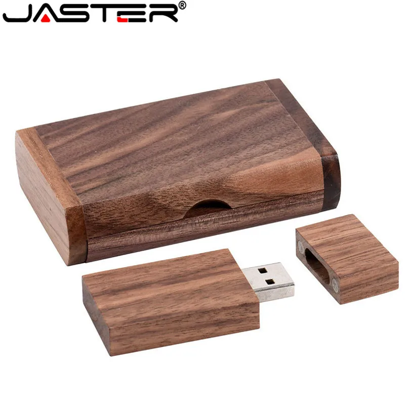 JASTER Новый Деревянный USB 2 0 4GB 8GB 16GB 32GB флэш диск памяти грецкий орех ручка привода