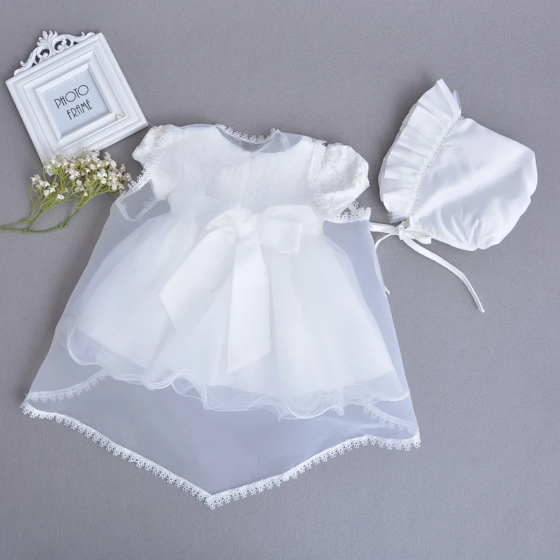 1 лет День рождения Платье для крещения маленьких девочек Рождественская костюмы