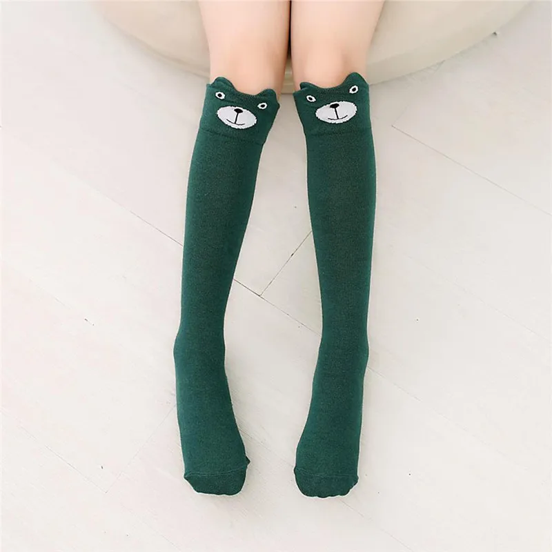 

Fashion Children Girls 3D Cartoon Animal Over Knee High Long Socks Leg warmers