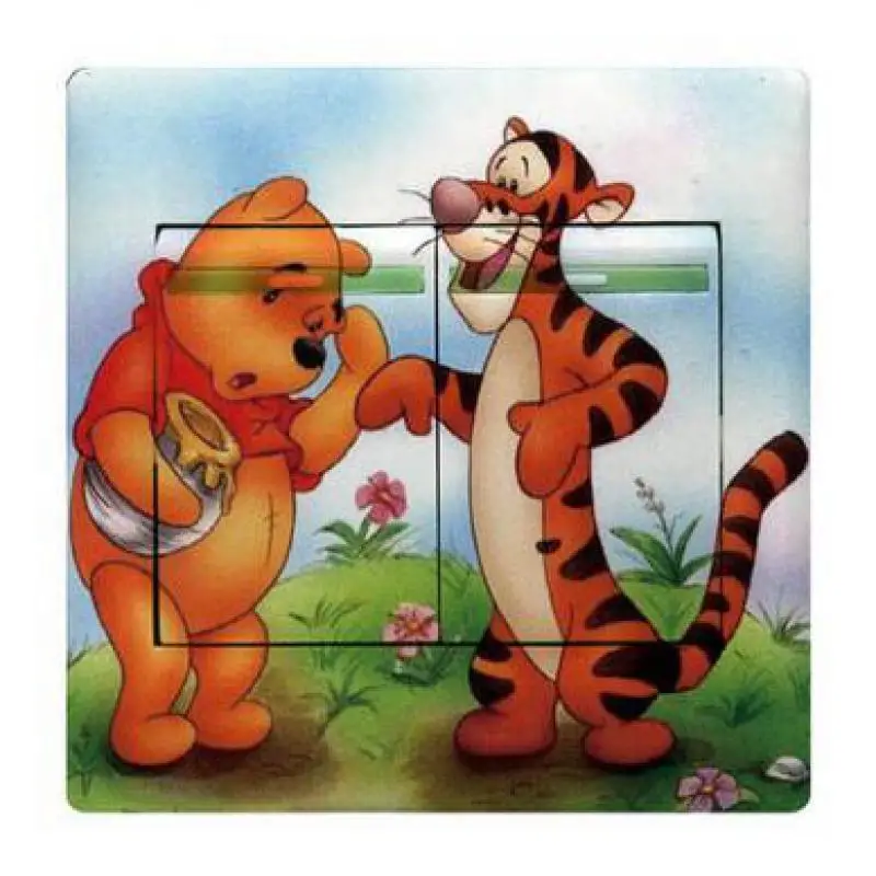 1 шт. новая семья декоративные стикеры на настенный выключатель мод мультфильм