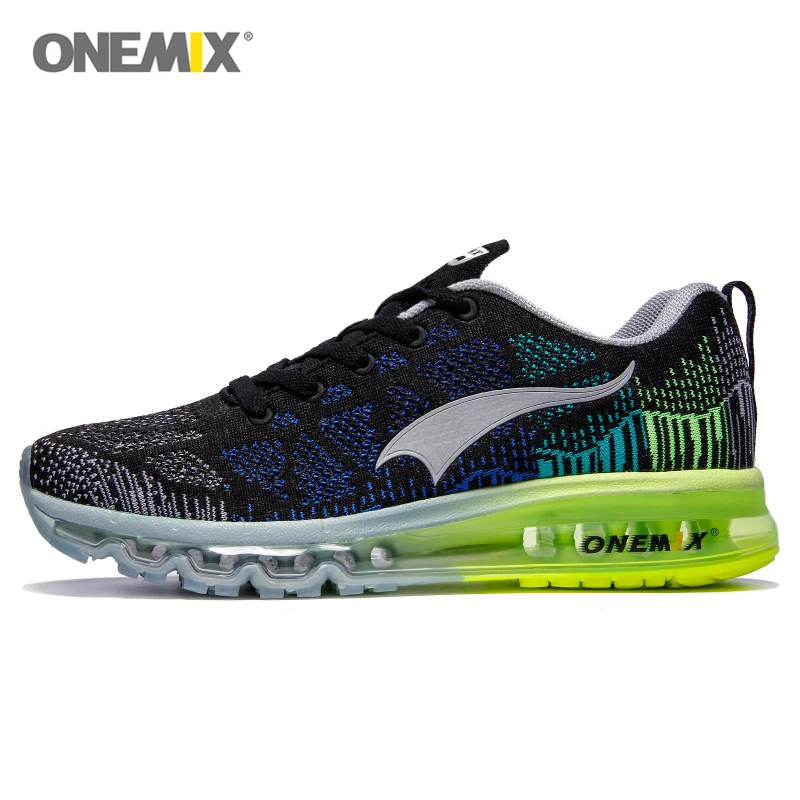 Мужские кроссовки для бега Onemix легкие дышащие сетчатые музыкальный ритм