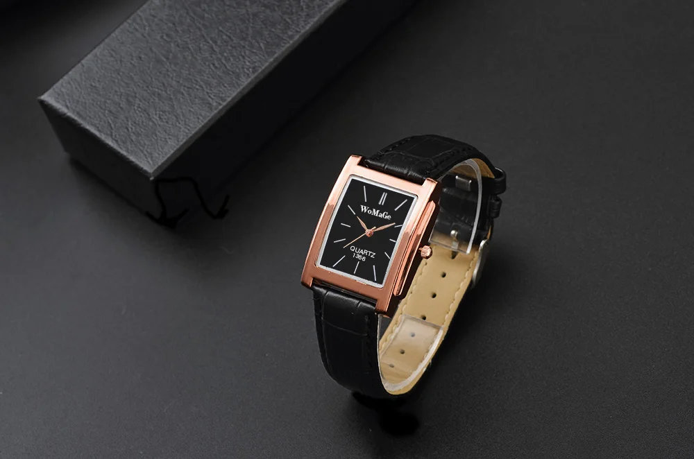 Женские роскошные часы от ведущего бренда reloj mujer из розового золота, женские часы с кожаным ремешком, наручные часы, женские часы