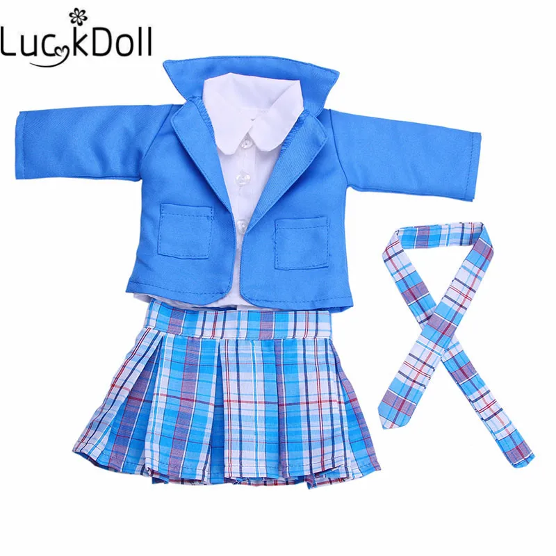 n1109 Luckdoll Лидер продаж кукла Униформа платье принцессы 4 шт.+ обувь для 18 дюймов американская кукла аксессуары Лучшие подарки на Рождество - Цвет: n1109