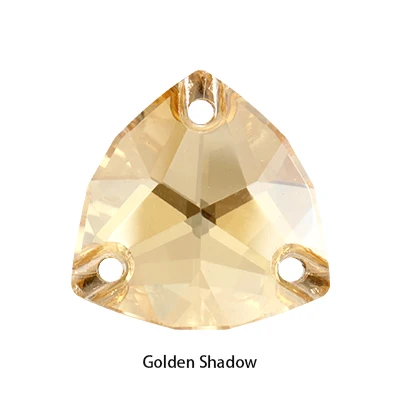 Golden Shadow Хрустальные элементы, пуговицы, украшения, пришивные стразы, сделай сам, цветные камни для платья, астральные розовые стразы из толстого стекла - Цвет: Golden Shadow