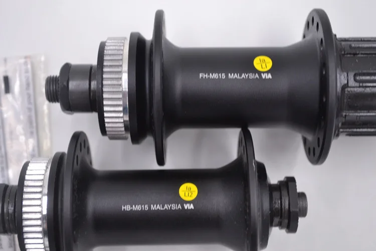 SHIMANO DEORE M615, 32 отверстия, БЫСТРОРАЗЪЕМНАЯ велосипедная ступица из алюминиевого сплава, переднее заднее отверстие, велосипедные части, дисковый тормоз, подшипник, ступицы