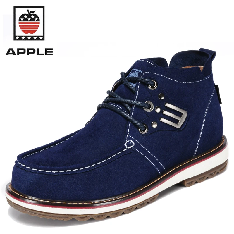 2017 Для мужчин из натуральной коровьей кожи зимние ботильоны теплые ботинки |
