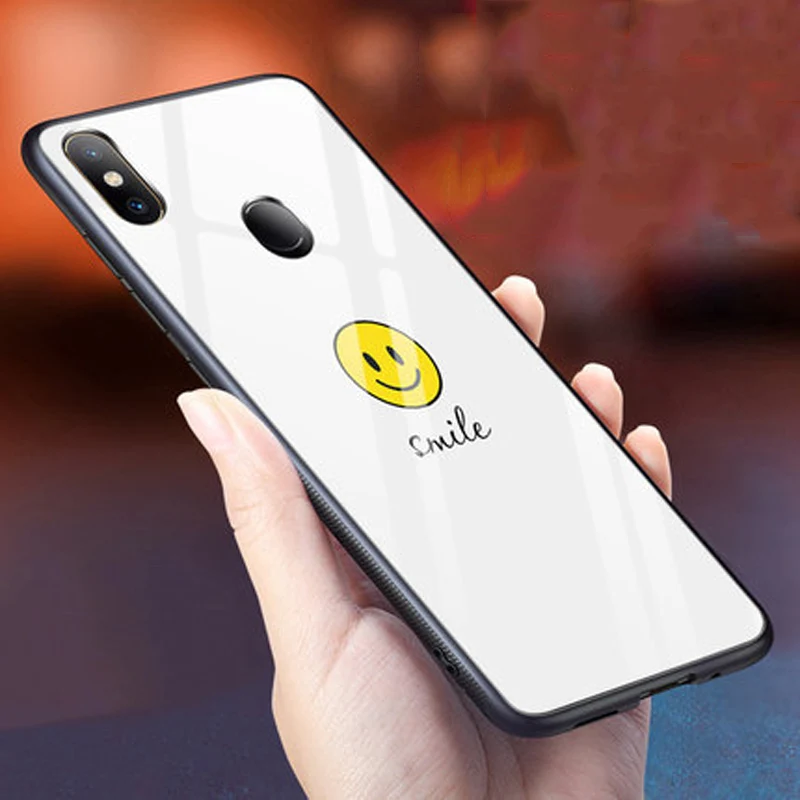 Чехол из закаленного стекла для Xiaomi Mi Mix 2 s мягкая силиконовая рамка Жесткий 5 99