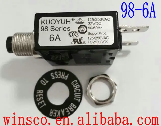 98-6A 100% новый KUOYUH автоматический выключатель 98 СЕРИЯ 6A | Обустройство дома