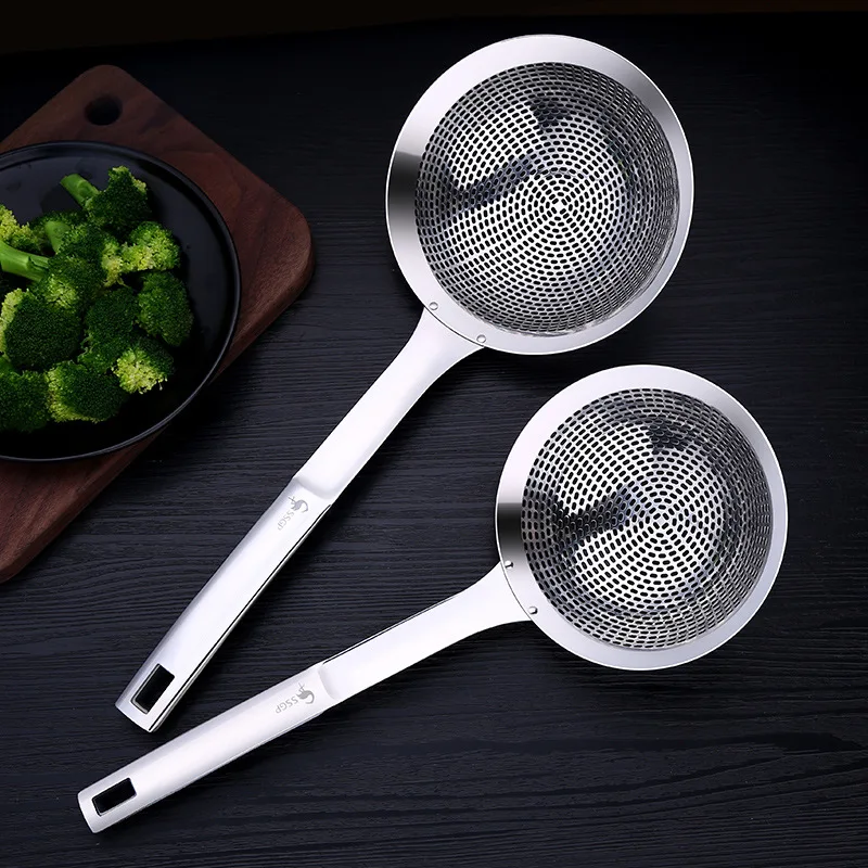 Дуршлаг Из Нержавеющей Стали LISM с фильтром большая домашняя плотная ложка для