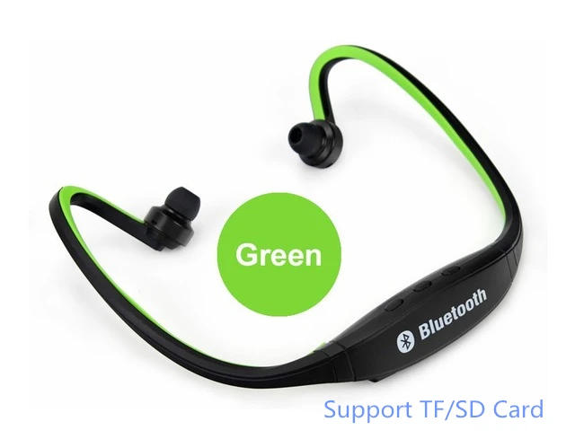 S9-PLUS-GREEN IBESI S9, Bluetooth наушники, беспроводные наушники, Bluetooth гарнитура, свободные руки, спортивные наушники с микрофоном для iPhone, Xiaomi, смартфона - Цвет: S9-PLUS-GREEN
