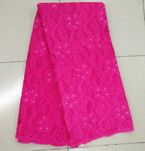 Гипюр кружевное с вышивкой ткани высокого качества африканская гипюр шнур