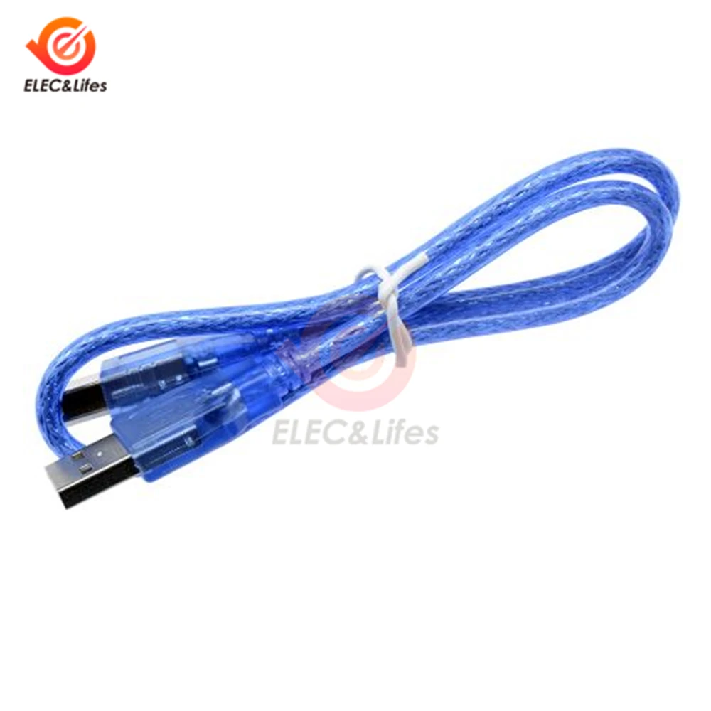 30CM USB Cable for UNO R3/Nano XBEE /MEGA2560/Leonardo/Pro micro/DUE Line Blue High Quality A type USB/Mini USB/Micro USB Port
