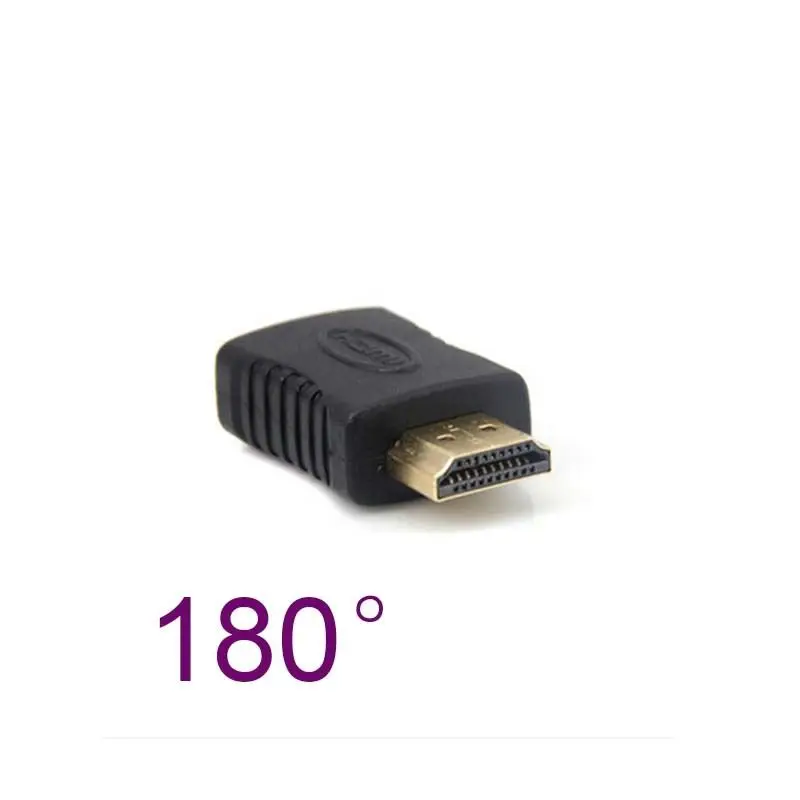 90/270/180 градусов правый угол HDMI штекер к гнезду разъем адаптер удлинитель Кабель