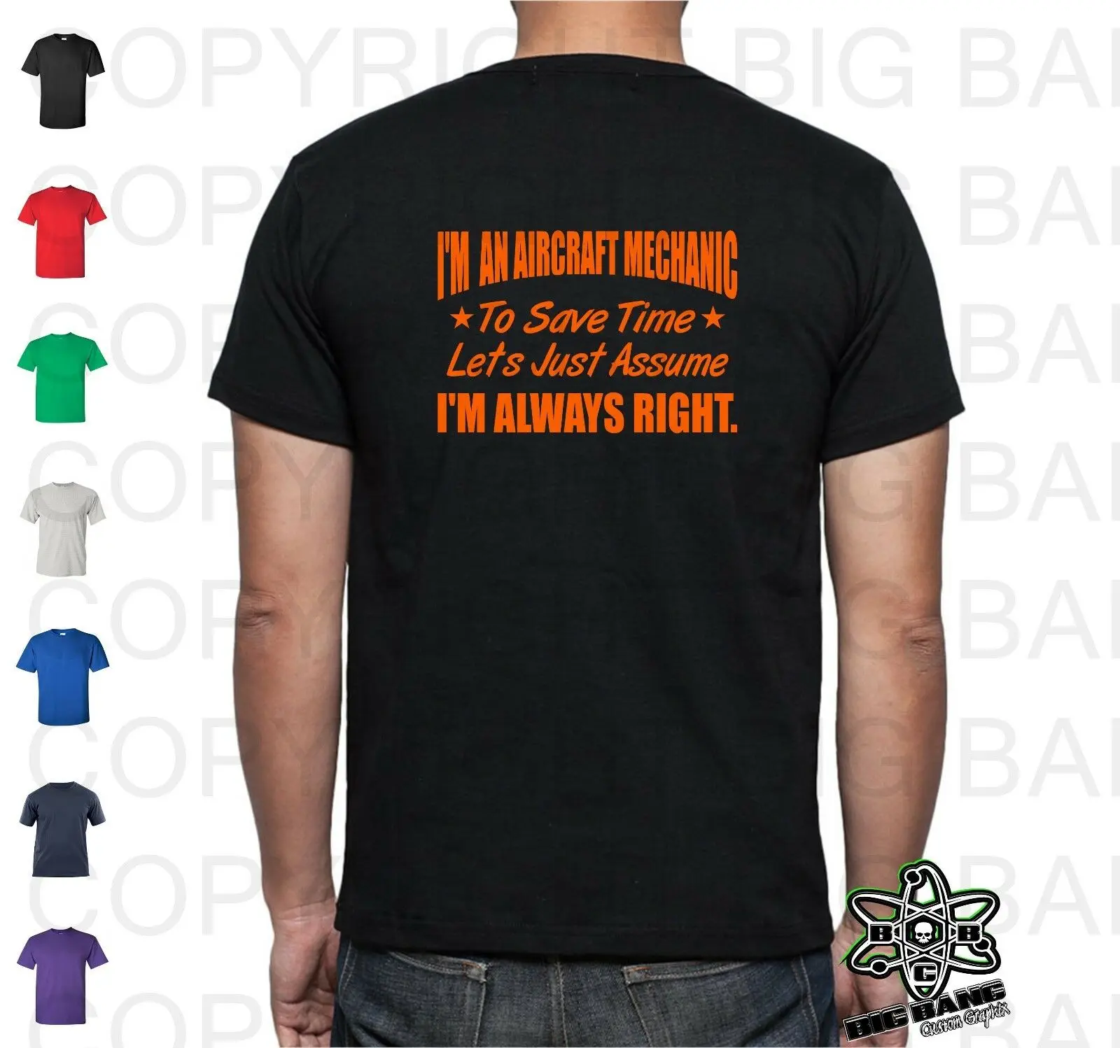 2019 забавная смешная футболка самолета механика давайте предположим что я всегда