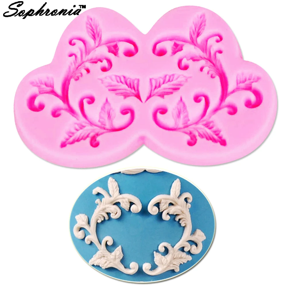 

M675 Ретро бордюрная стандартная форма для мастики, глазировки, ручной работы, инструмент для конфет, тортов, помадки, шоколада, формы