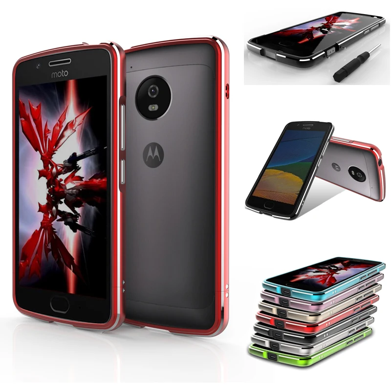 Чехол-бампер для Motorola MOTO G5 G 5 алюминиевый корпус с металлической рамкой XT1685 XT1672