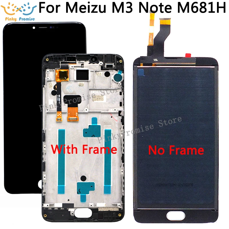5 дюйма для Meizu M3 note M681H ЖК дисплей + кодирующий преобразователь сенсорного экрана