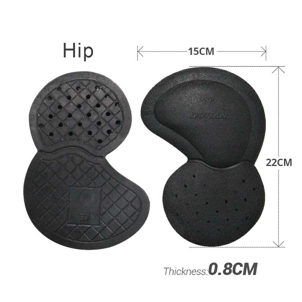 Hip DUHAN мотоциклетные защитные наколенники для гонок CE протектор Joelheira для мотокросса плечи локти задняя Шестерня задняя мотоциклетная защита - Цвет: Hip