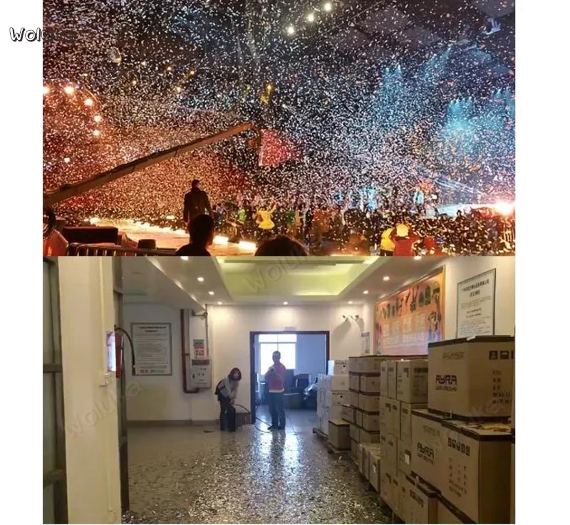 Co2 атмосферный пистолет ручной газовый столб цветной бумажный бар DJ Радужный