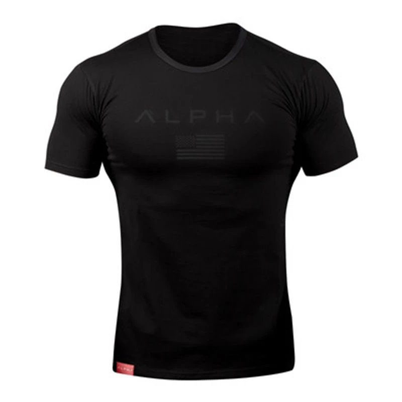 CANDOMOM Men Short Sleeve T-Shirt Quick-dry Breathable Sport Bodybuilding Tees Training Running Riding Soft | Спорт и развлечения