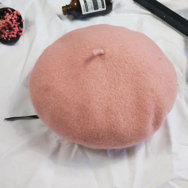 WSYORE Beret Femme новые осенние и зимние шляпы для похода в церковь женские шляпы повседневные дикие шерстяные береты Женские винтажные живописные шляпы NS1160
