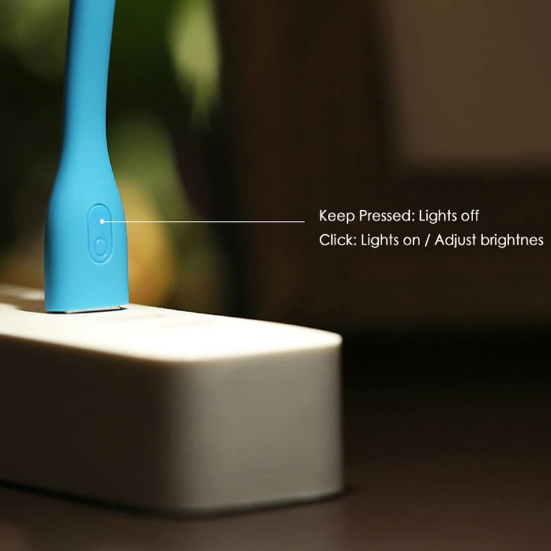 Оригинальный Xiaomi USB свет светодио дный светодиодный с для power Bank/comupter портативный
