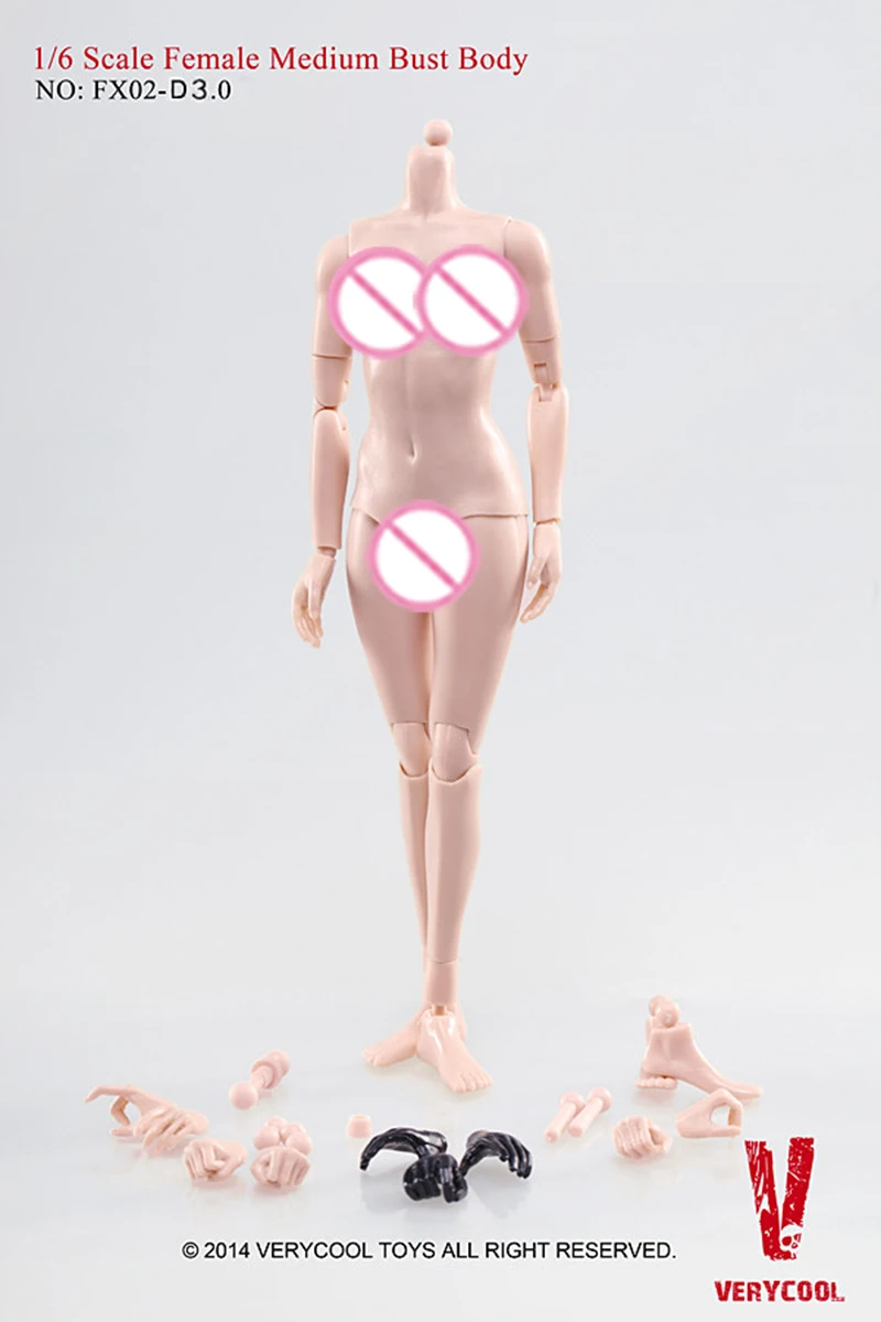 Коллекционная женская модель тела Масштаб 1/6 Гибкая экшн фигурка женское тело