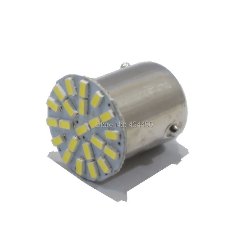 AORUNYEBAO 2 шт. супер яркий BA15S P21W 1156 22 LED SMD Автомобильный задний боковой индикатор