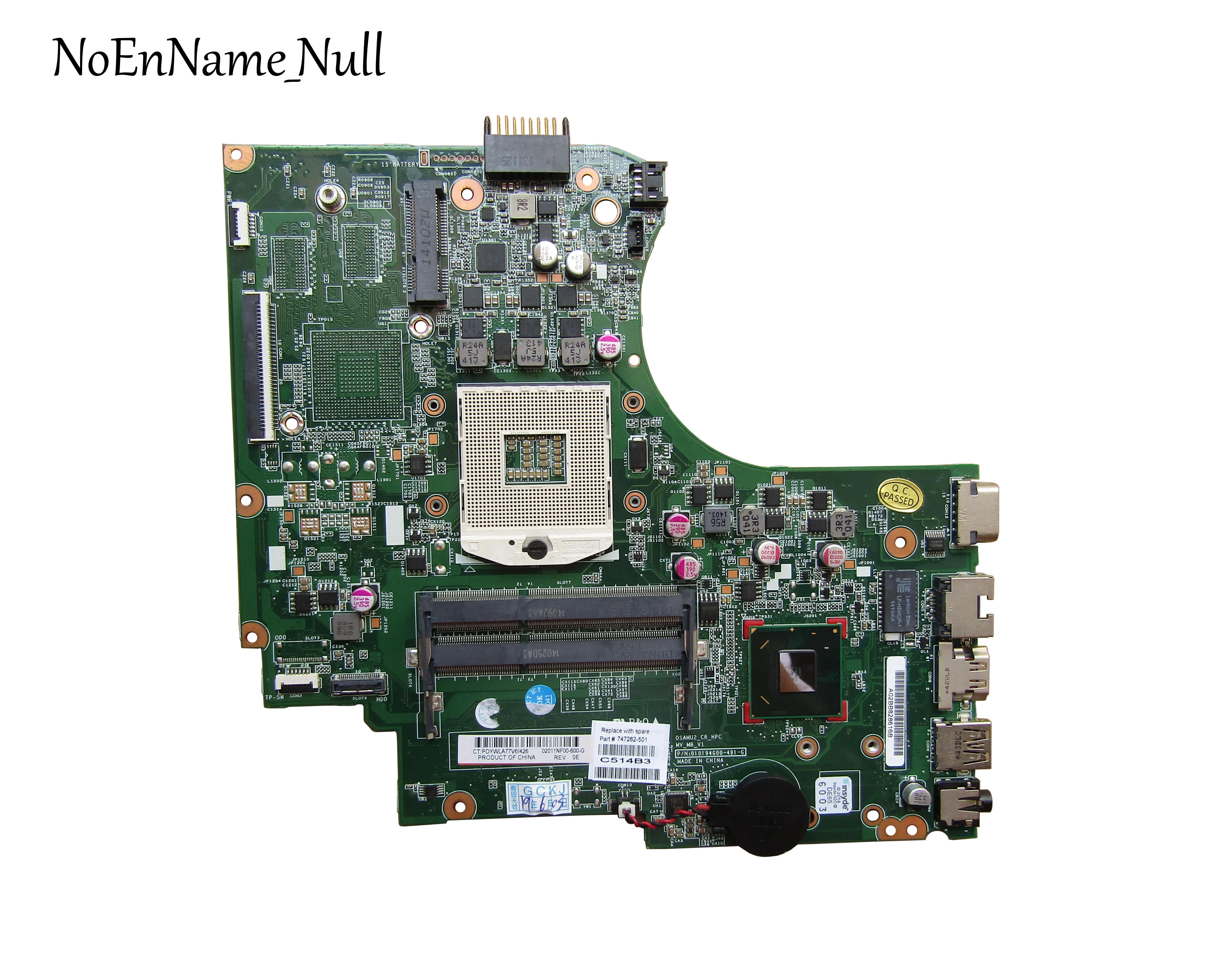 747262-501 747262-001 материнская плата для hp Touchsmart 14-d основная плата для ноутбука HD4000 J8E DDR3 тестирование