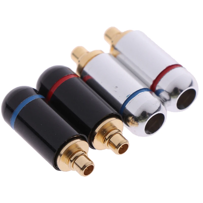 Штекер для наушников SE535 SE215 UE900 MMCX W10 W20 W30 1 пара черный/серебристый 3 2
