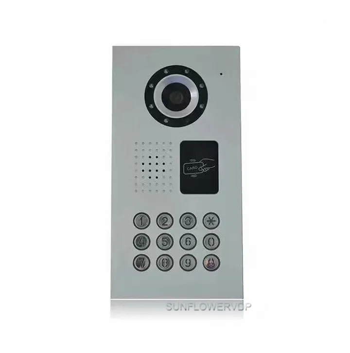 SUNFLOWERVDP Видео Интерком для частный дом IP65 с rfid меткой водозащитные/пароль видео