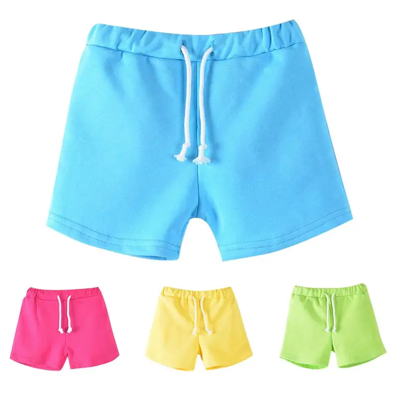 От 3 до 13 лет Пляжные штаны для мальчиков детские брюки летние однотонные шорты