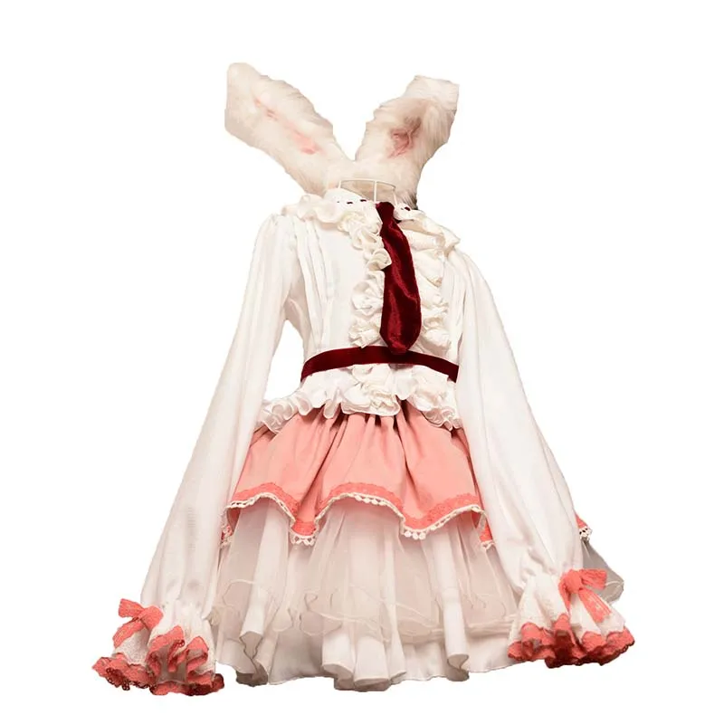Touhou Project Reisen Udongein Inaba cosplay costume with hair accessory 11 |