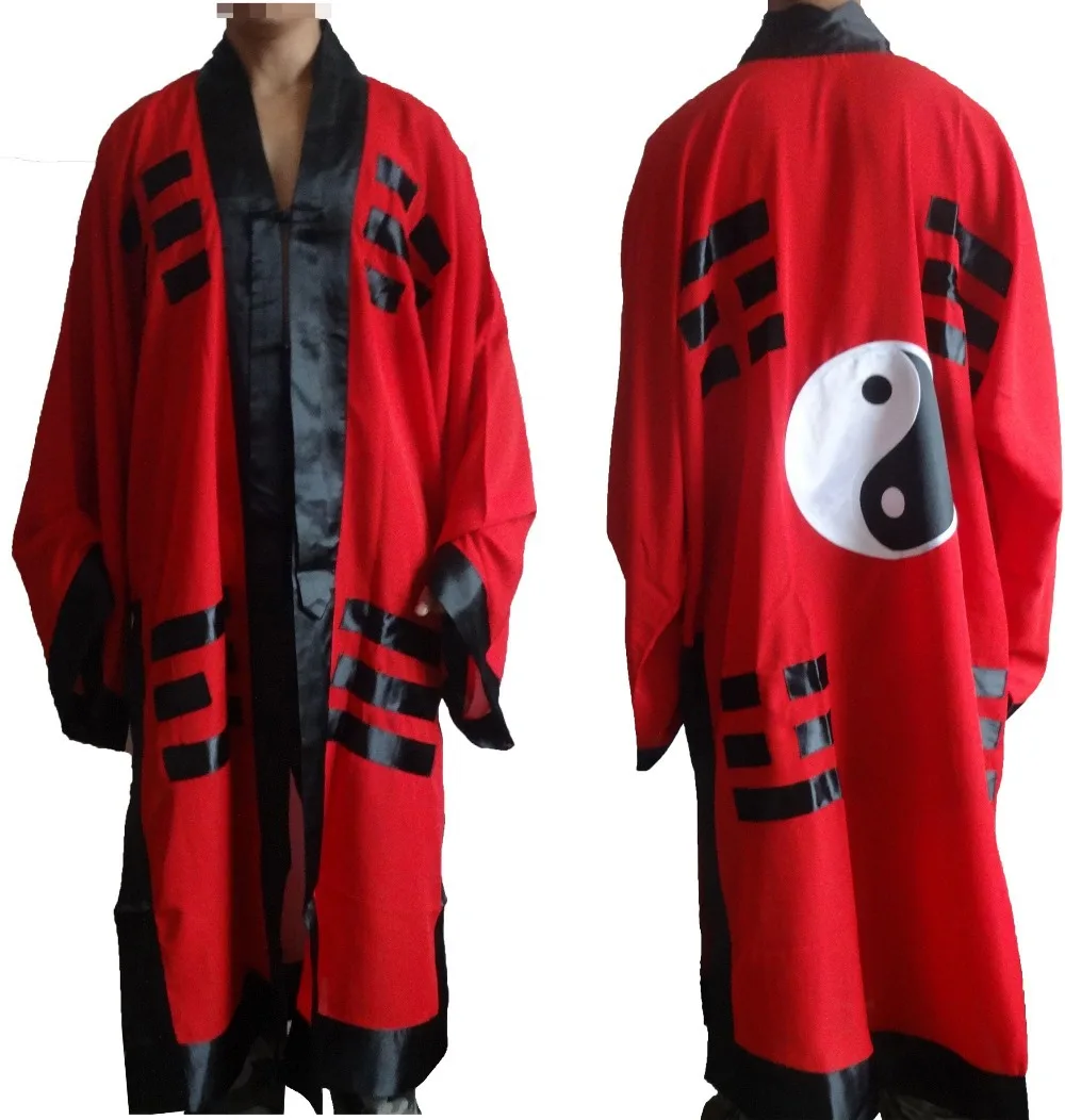 Taoism Туника подходит для священника Одежда Тай Чи Кунг фу Костюмы|clothes army|clothes