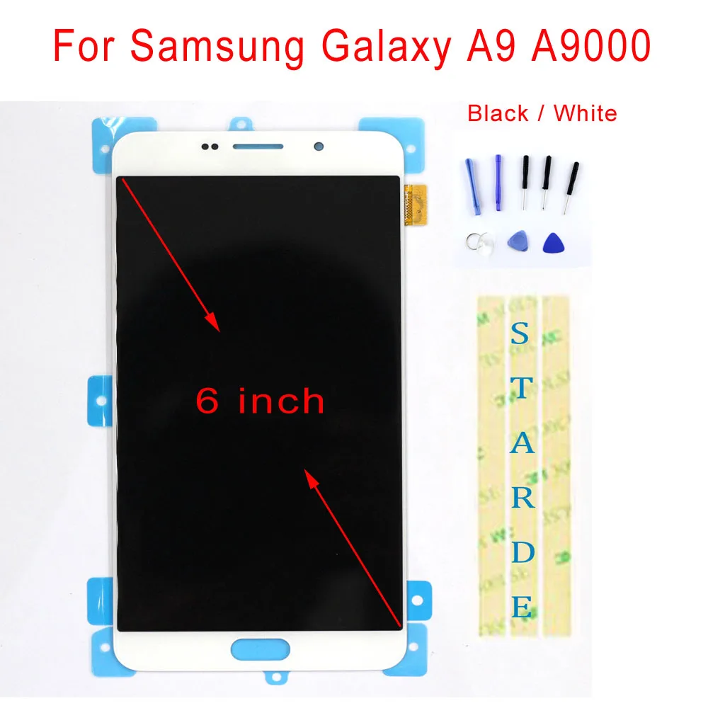 Сменный ЖК дисплей STARDE для Samsung Galaxy A9 A9000 с сенсорным экраном и дигитайзером в
