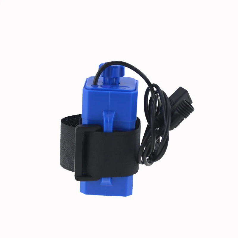 Водонепроницаемый батарейный блок USB/DC выход 4x18650 Батарейный чехол с ремешком для