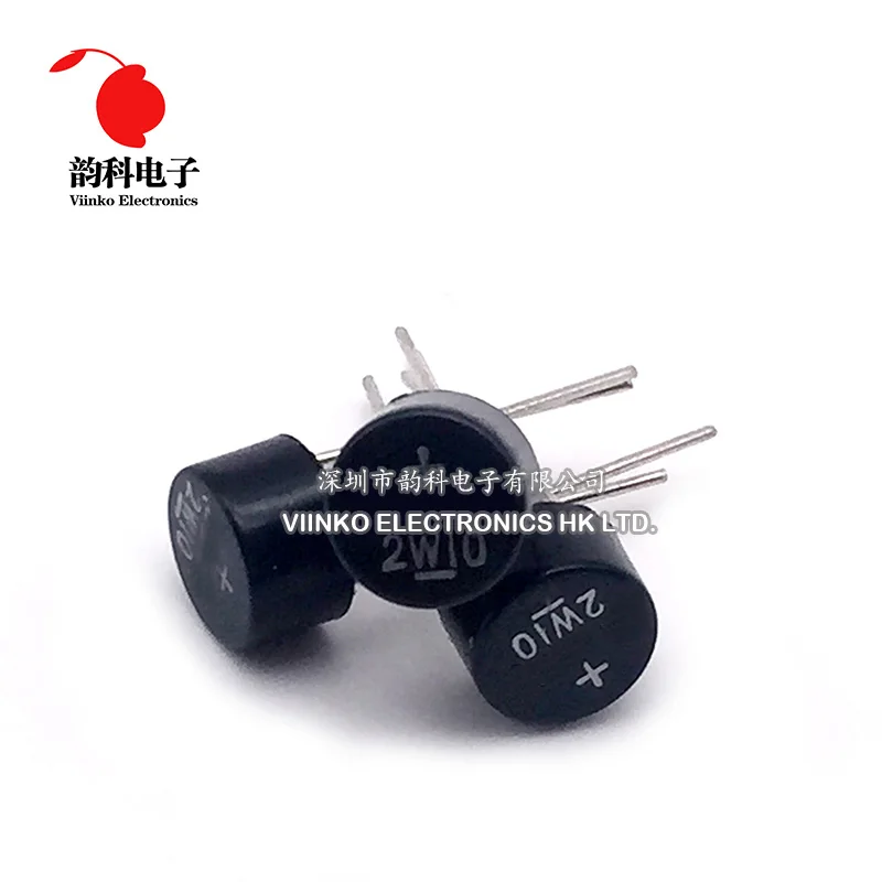 10 шт. 2W10 2A 1000V DIP 4 DIP4 диодный мост выпрямитель 2w10|Выпрямители| |
