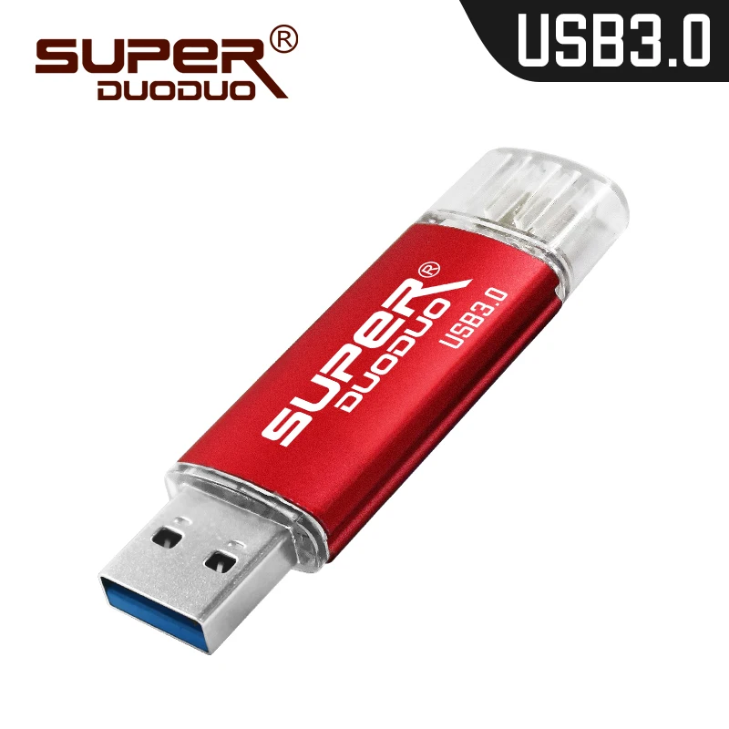 Лучшая OTG USB флэш-накопитель cle usb 3,0 stick 64G портативный флэш-накопитель смартфон Флешка 4g 8g 16g 32g 128G устройства для хранения