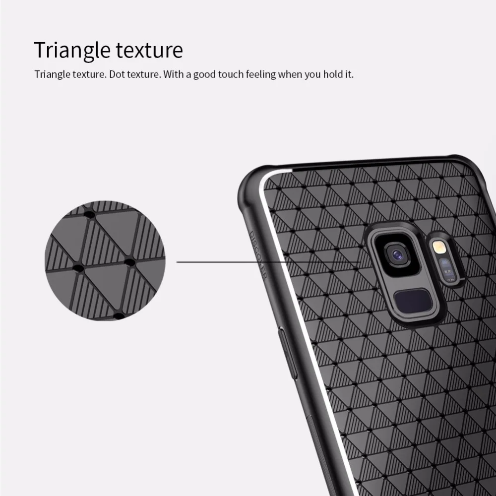 Роскошный брендовый чехол для Samsung Galaxy S9/S9 Plus NILLKIN мягкая задняя крышка из ТПУ