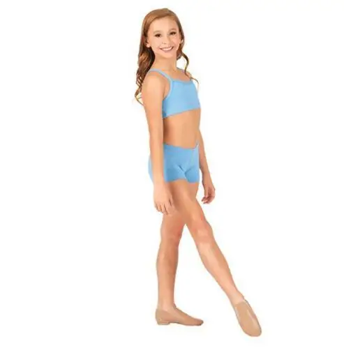 ICOSTUMES Girls Ballet Jazz Shorts Dance for Dancewear Workout red Shorts for Gymnastics pink Dance Class