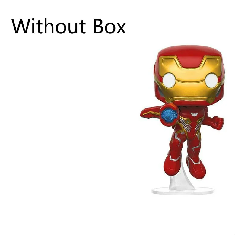 No Box Funko POP Мстители 3 Железный человек галактика аниме коллекция фигурка Модель ПВХ детские игрушки для мальчиков - Цвет: No Box