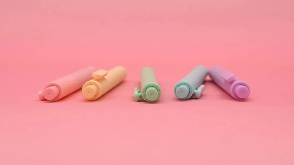 Новые xiaomi Kaco макароны, конфеты цвета 5 шт красочные ручки 0,5 мм черные чернила Гладкие письма прочные mi подписи ручки