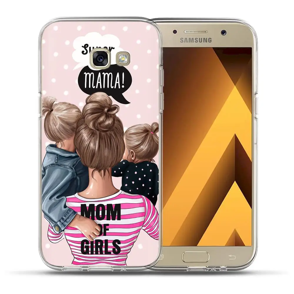 Для мам и детей, девочек бампер печати чехол для samsung Galaxy A50 A30 A70 A40 A10 A20 A60 A70 A6 A8 плюс A7 A9 Мягкий силиконовый чехол из ТПУ - Цвет: 6123