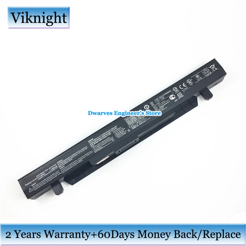 Подлинная 15В A41N1424 батарея для ASUS ZX50V ZX50VW G552VX FX PRO FX50 Plus FX50JK GL552 ROG GL552VW 48Wh|battery for asus|asus