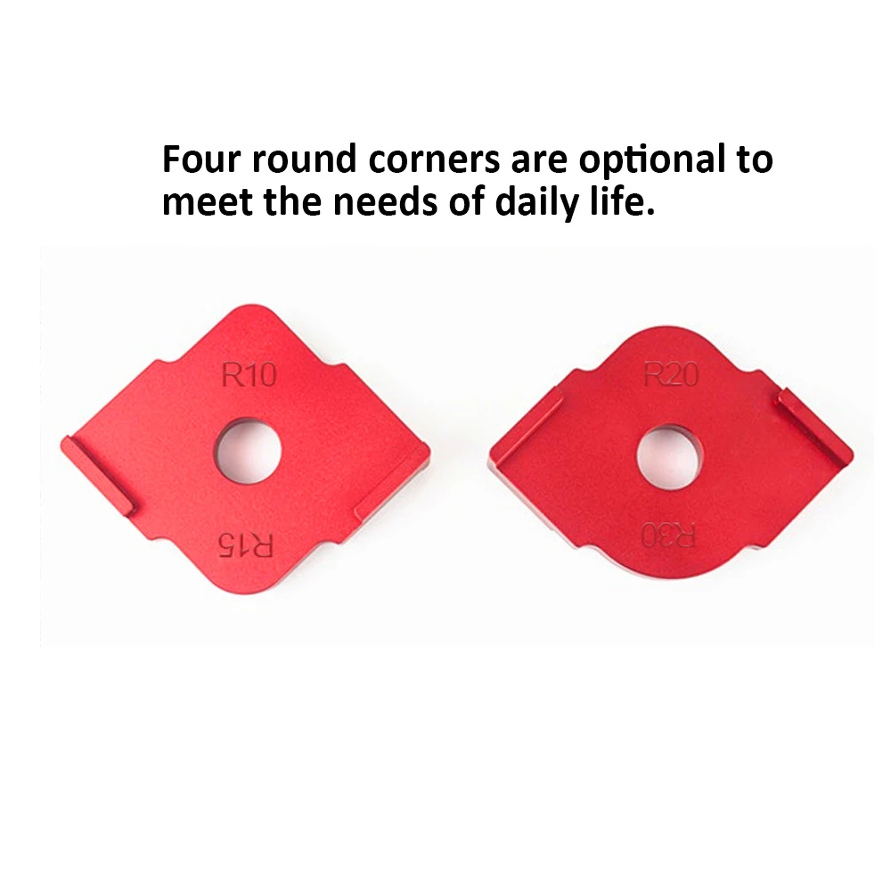 2 шт. полукруглые разноцветные плоские с Угловой радиус Quick джиг шаблон