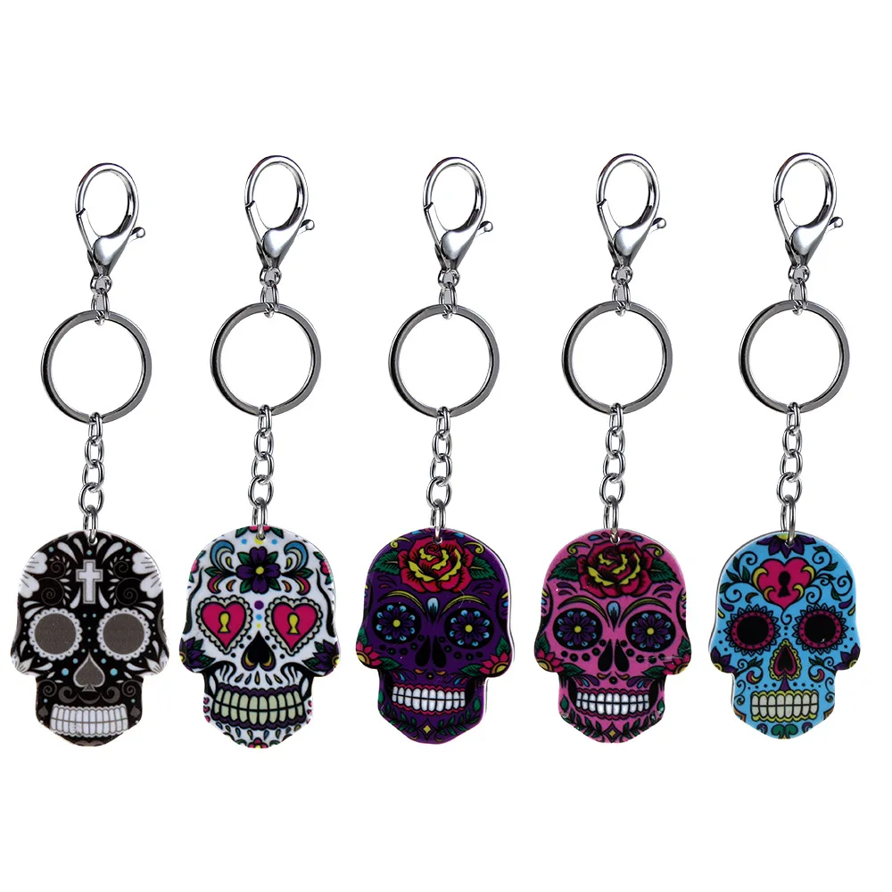 Брелок Calavera Sugary sweet whimsical skull брелок для ключей в честь мексиканского Дня мертвых